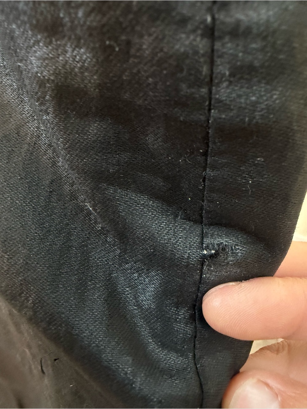 Black Edwardian Mourning Skirt - Picture 7 of 7
